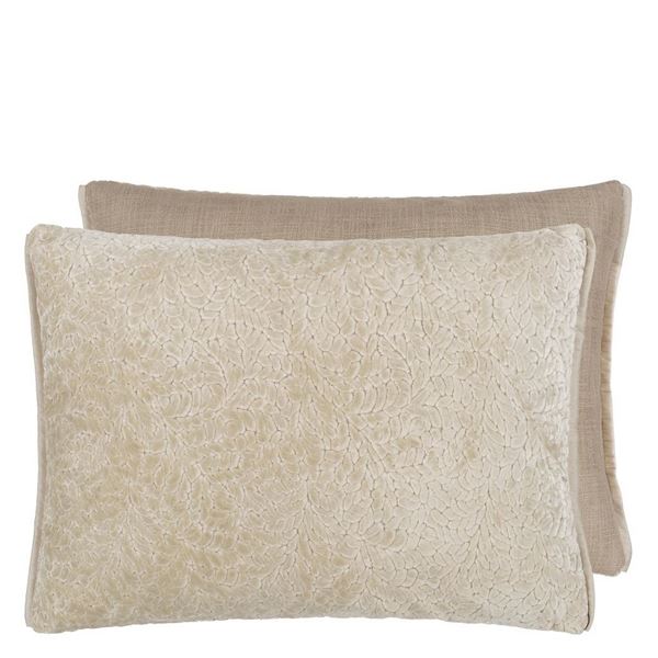 Cartouche Cushion - Linen